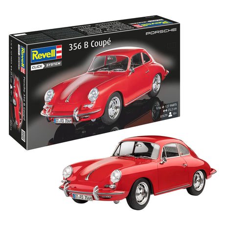 Revell modelbouwpakket porsche 356b coup click system 1:16 - 127dlg.