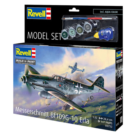 Revell kit di costruzione modello set di modelli messerschmitt bf109g-10 erla 1:32 - 147 pezzi.