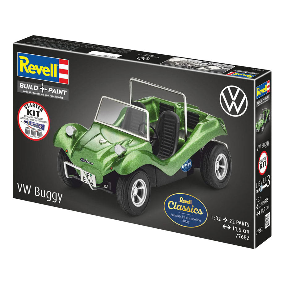 Revell model kit starter kit vw buggy 1:32 - 22 parti.