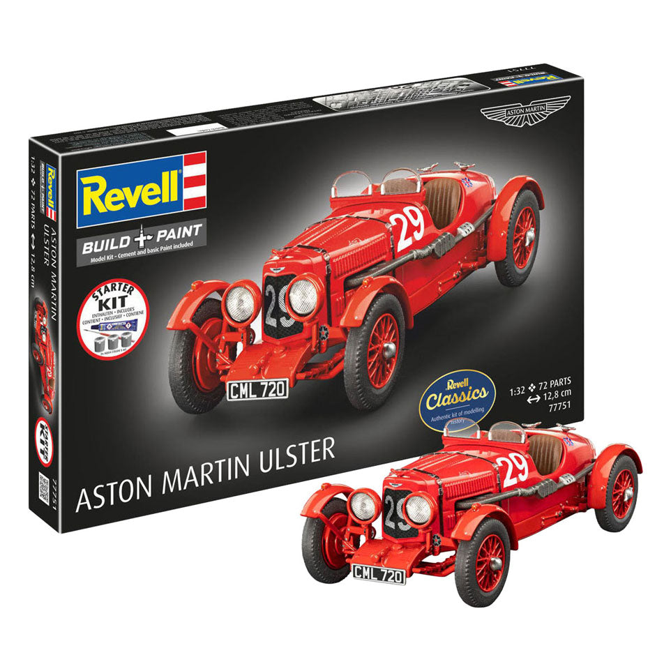 Revell model kit starter kit aston martin ulster 1:32 - 72 pezzi.