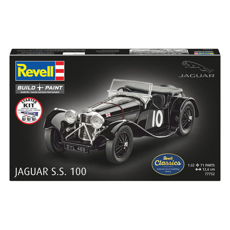 Revell model kit starter kit Jaguar SS 100 1:32 - 75 pz.