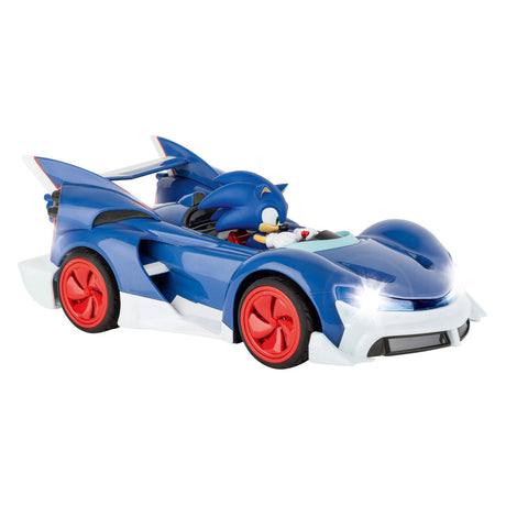 Carrera rc 2.4ghz team sonic racing - sonic, versione performante - 1:18