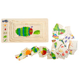 Small foot - Puzzle a strati mai abbastanza bruco, 36 pezzi.