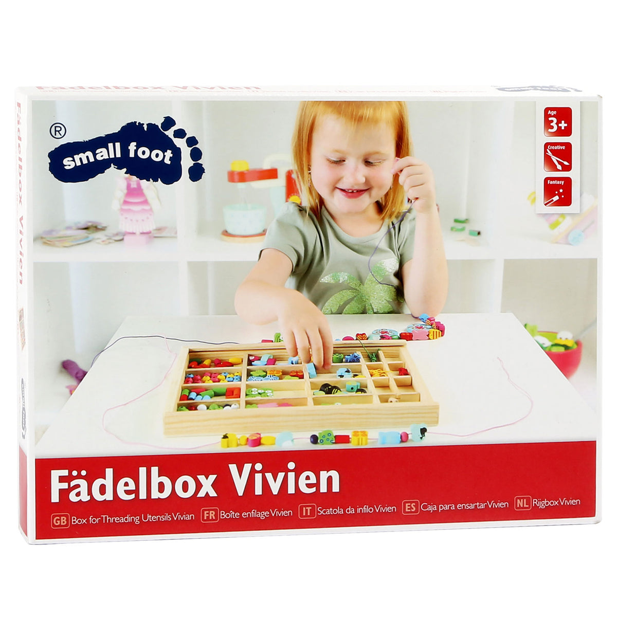 Small foot - set di perline di legno