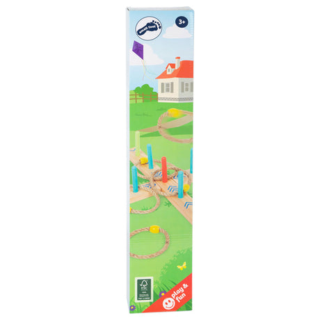 Piccole piede - gioco di anelli di legno attivo