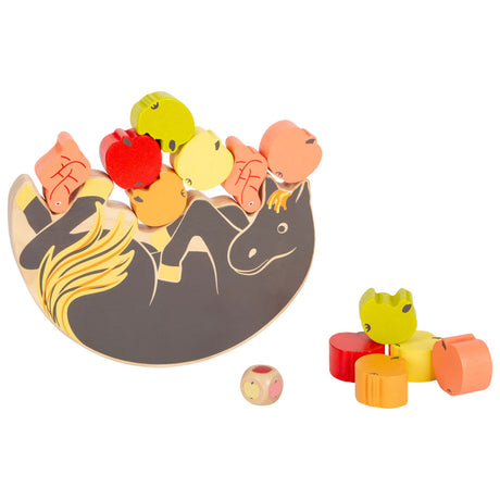 Piccole piede - Cavallo di gioco di bilanciamento in legno, 7dlg.