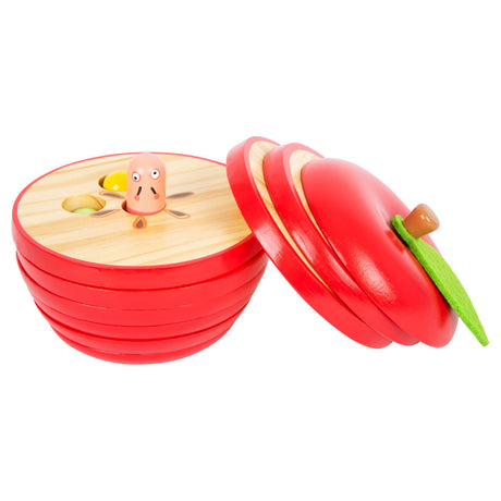 Small foot - gioco da impilare in legno con mela