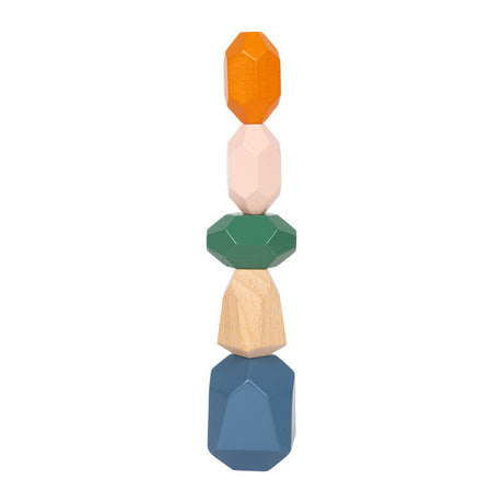 Small foot - blocchi di equilibrio in legno safari, 18 pz.