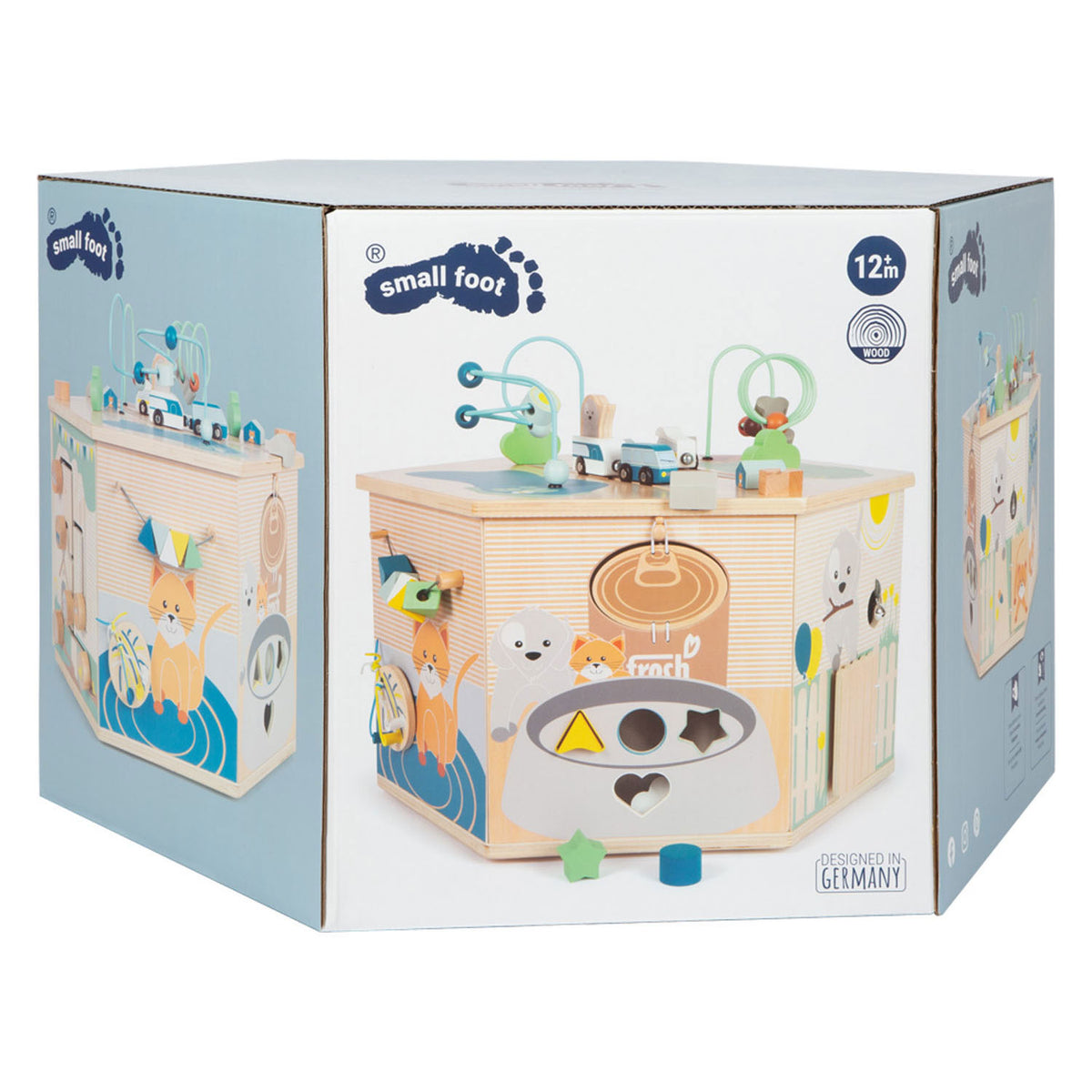 Piccole piede xxl Attività Cube Animali