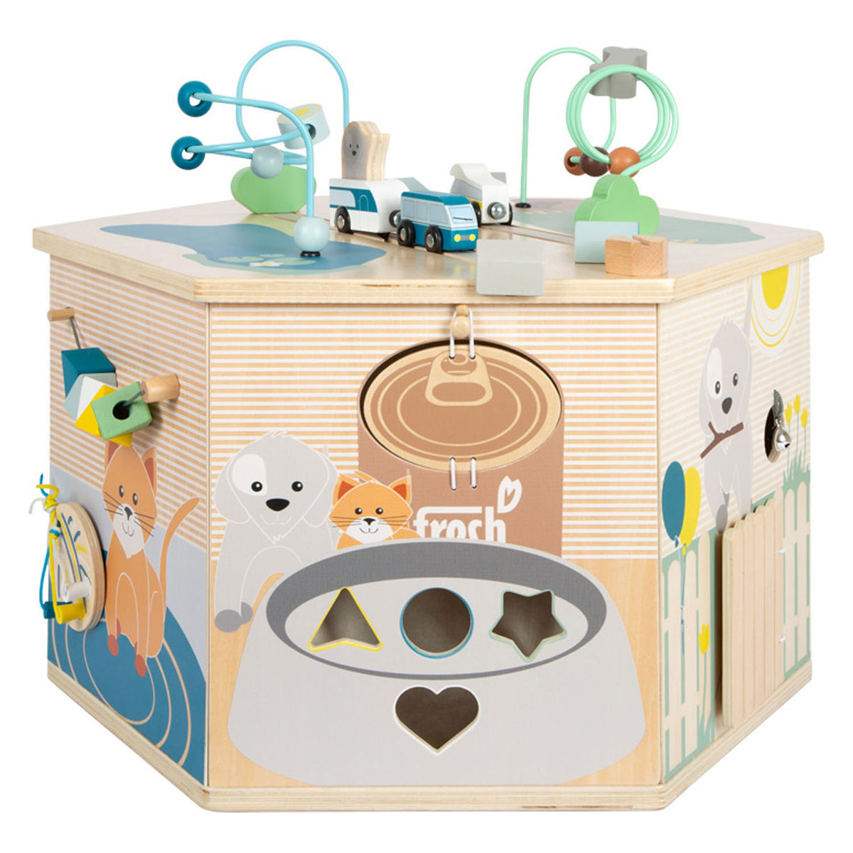 Piccole piede xxl Attività Cube Animali