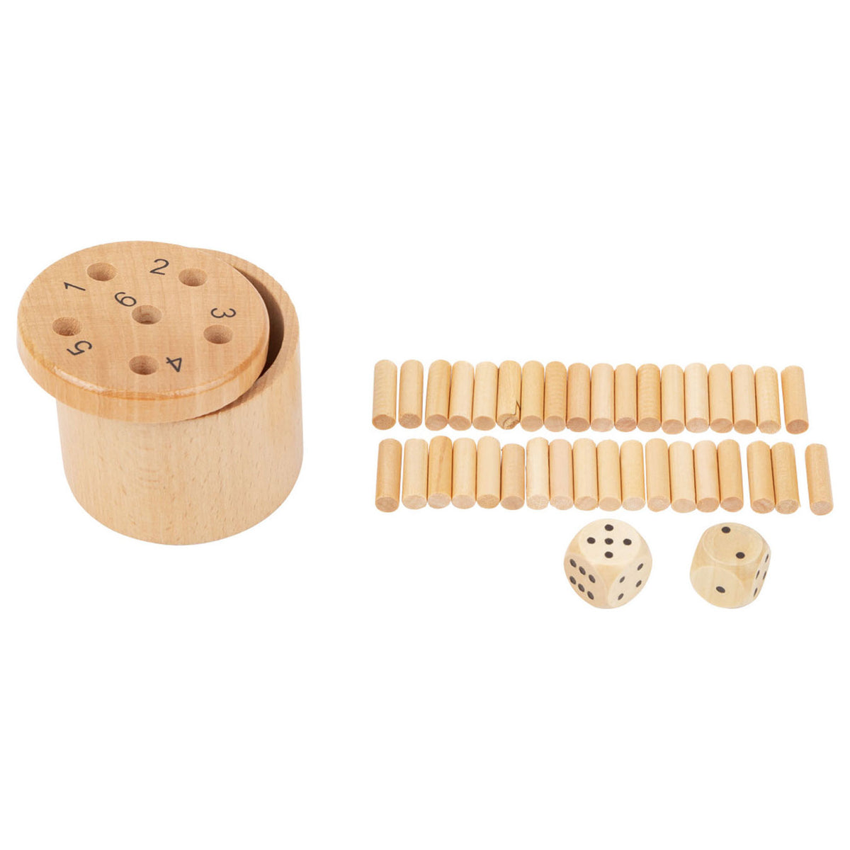 Piccole piede - dadi da dadi Super Six Dice