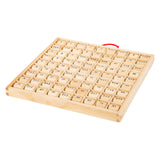 Small foot - tavola pitagorica in legno 1x1