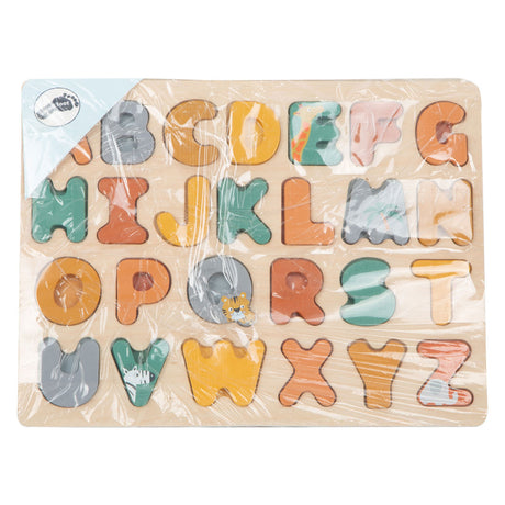 Small foot - Safari puzzle alfabetico in legno