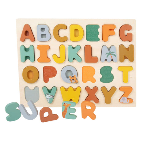 Small foot - Safari puzzle alfabetico in legno