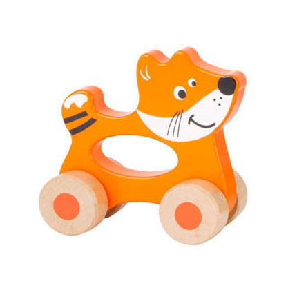 Small foot - animaletto da spingere in legno su ruote