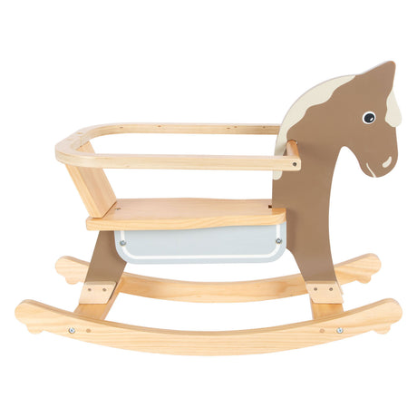 Small foot - cavallo a dondolo con sedile marrone