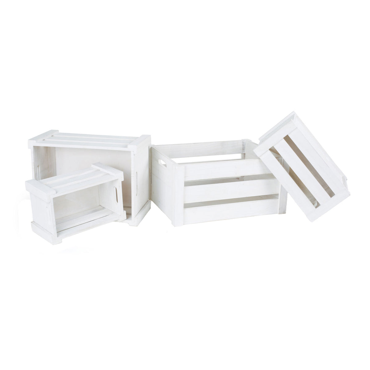 Small foot - Scatole portaoggetti in legno, set da 4