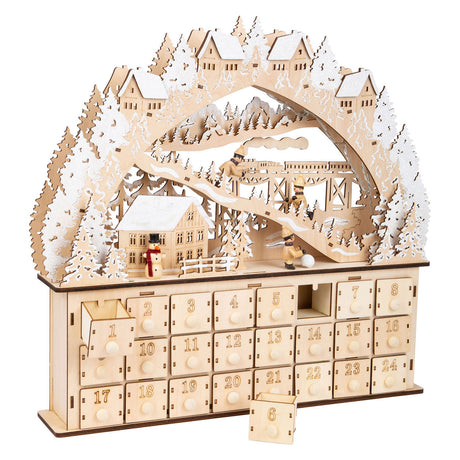 Small foot - Calendario dell'avvento in legno