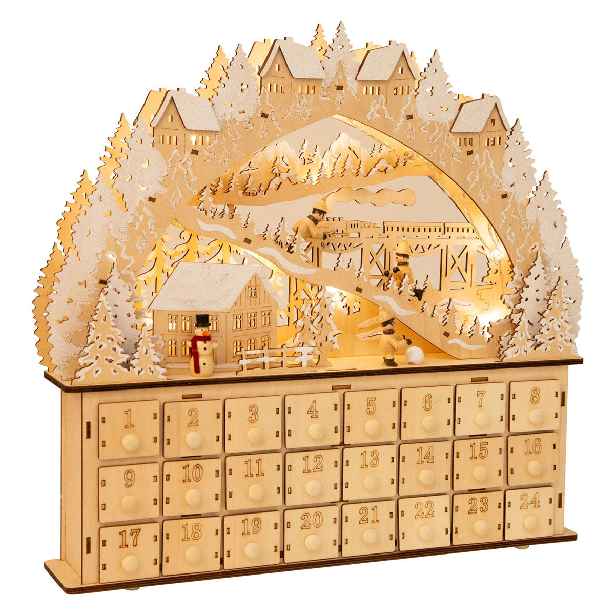 Small foot - Calendario dell'avvento in legno
