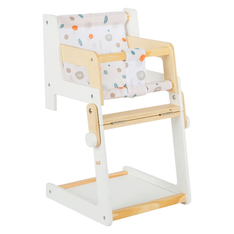 Small foot - sedia per bambole combinata in legno bottoncino