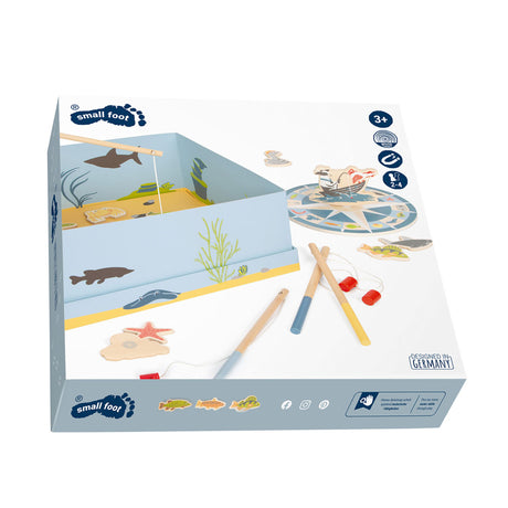 Small foot - Gioco della canna da pesca in legno - 4 giocatori