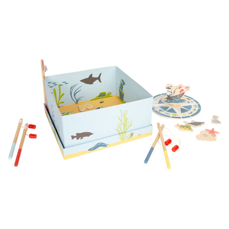 Small foot - Gioco della canna da pesca in legno - 4 giocatori