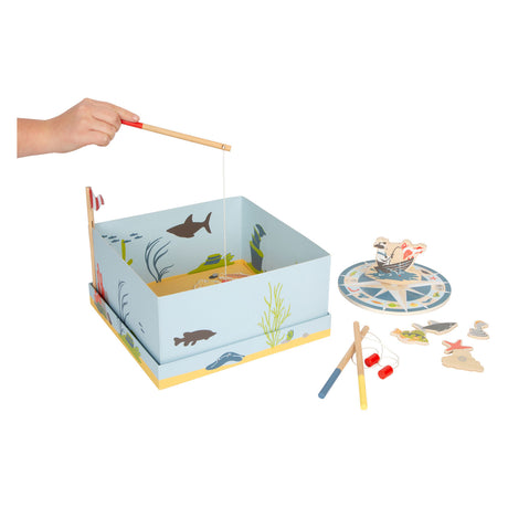 Small foot - Gioco della canna da pesca in legno - 4 giocatori