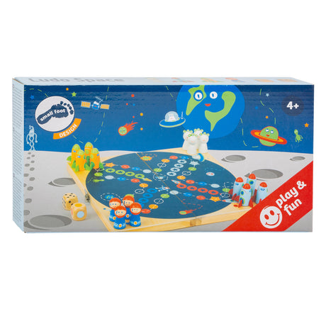 Small foot: gioco di ludo spaziale in legno