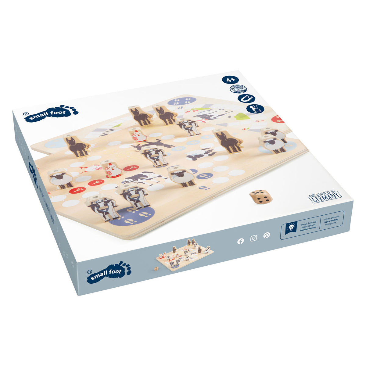 Small foot - collezione di giochi in legno 4in1
