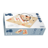 Small foot - Solitario in legno e gioco del mulino, edizione Gold