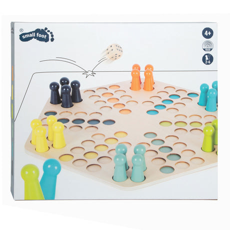 Small foot - gioco di ludo in legno - 6 giocatori
