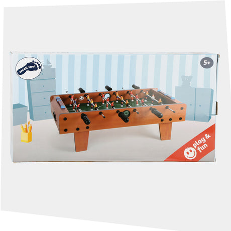 Small foot - Calcio balilla in legno marrone piccolo
