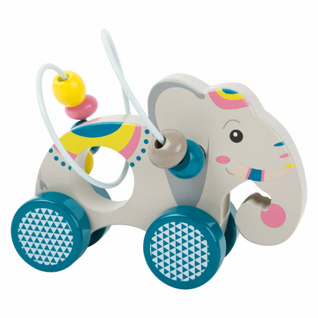 Small foot - figura di elefante in legno con spirale motoria