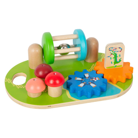 Small foot - Pannello attività in legno per il parco a tema