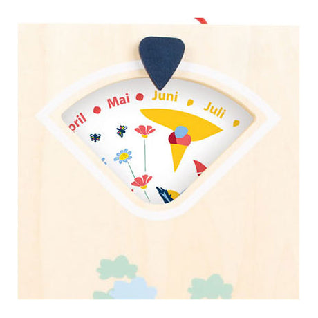 Small foot - Orologio calendario in legno stagioni (tedesco)