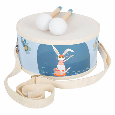 Small foot - battiti groovy di tamburi di legno con bacchette, 3 parti.