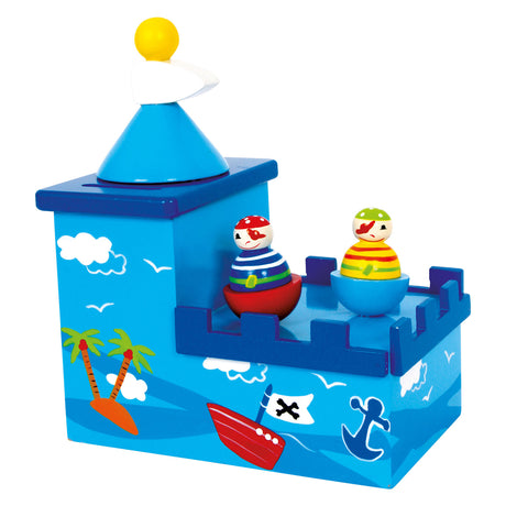 Small foot - carillon in legno e salvadanaio pirata