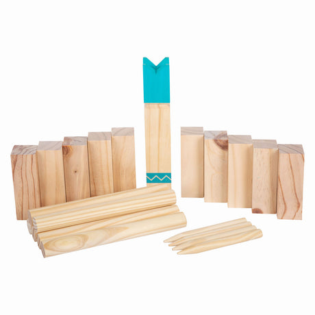 Piccole piede - gioco di lancio compatto kub in legno, 21dlg.