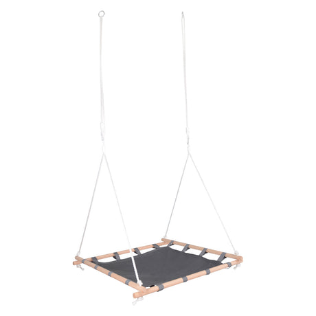 Pieno piccolo - Nest Swing con telaio in legno, 100x100 cm