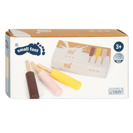 Small foot - Gelati in legno, 3 pezzi.