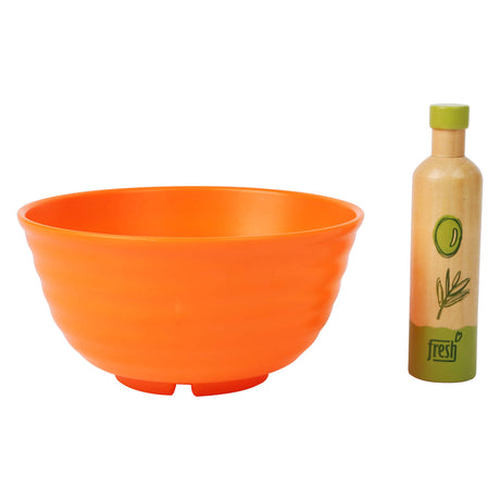 Small foot - set da gioco in legno per insalata, cibo, 15 pezzi,