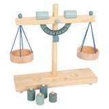 Small foot - bilancia in legno con pesi, 5 parti.