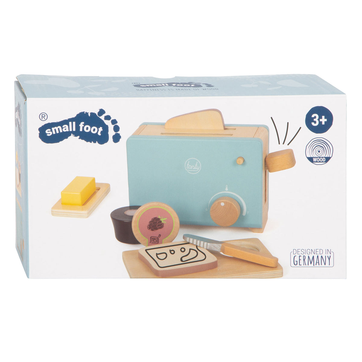 Small foot - set tostapane in legno