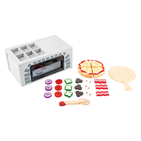 Piccole piede - Set di pizza per pizza di legno, 25dlg.