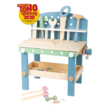 Small foot - banco da lavoro in legno compatto nordico, 22 pz.