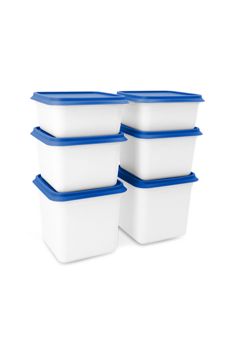 Set di scatole per la conservazione quotidiana degli alimenti Alaska® 6 pezzi - 2x500 ml, 2x750 ml, 2x1200 ml