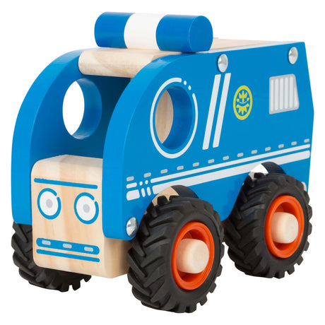 Small foot - Auto della polizia in legno blu