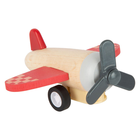 Small foot - Pialle pull-back in legno, set da 3