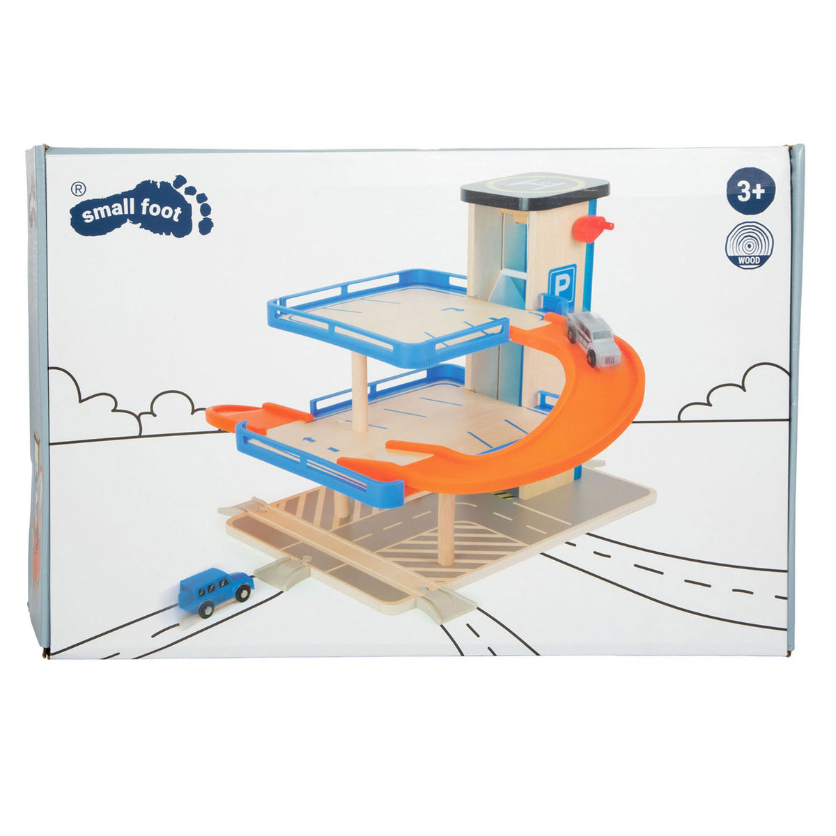 Small foot: garage in legno di classe business