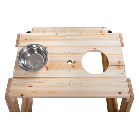 Pieno piccolo - Sandbox con area salotto e tavolo da modero